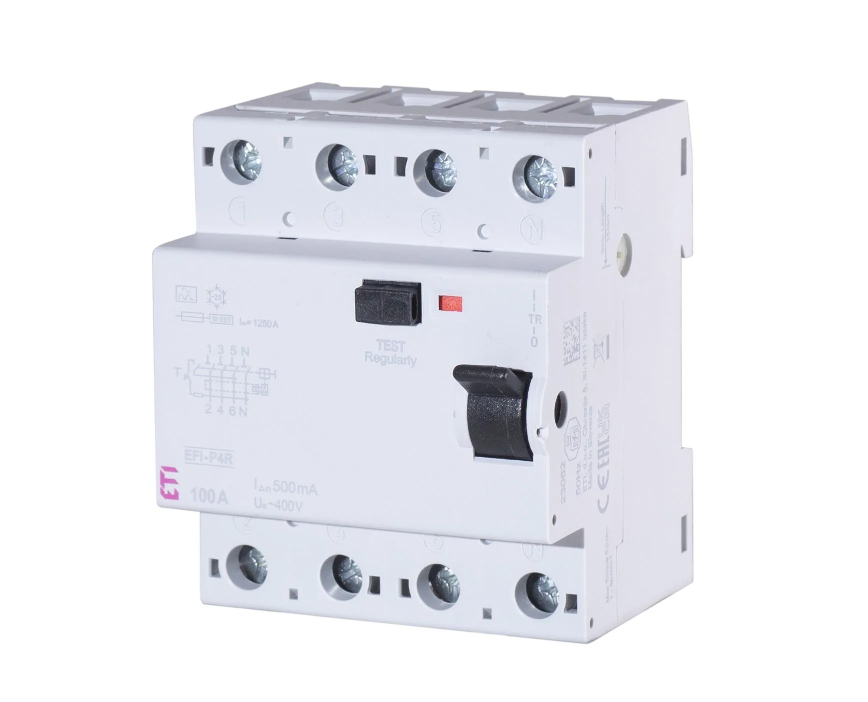 Zaš. stikalo na diferenčni tok EFI-P4R A S 100/0.3 002061594