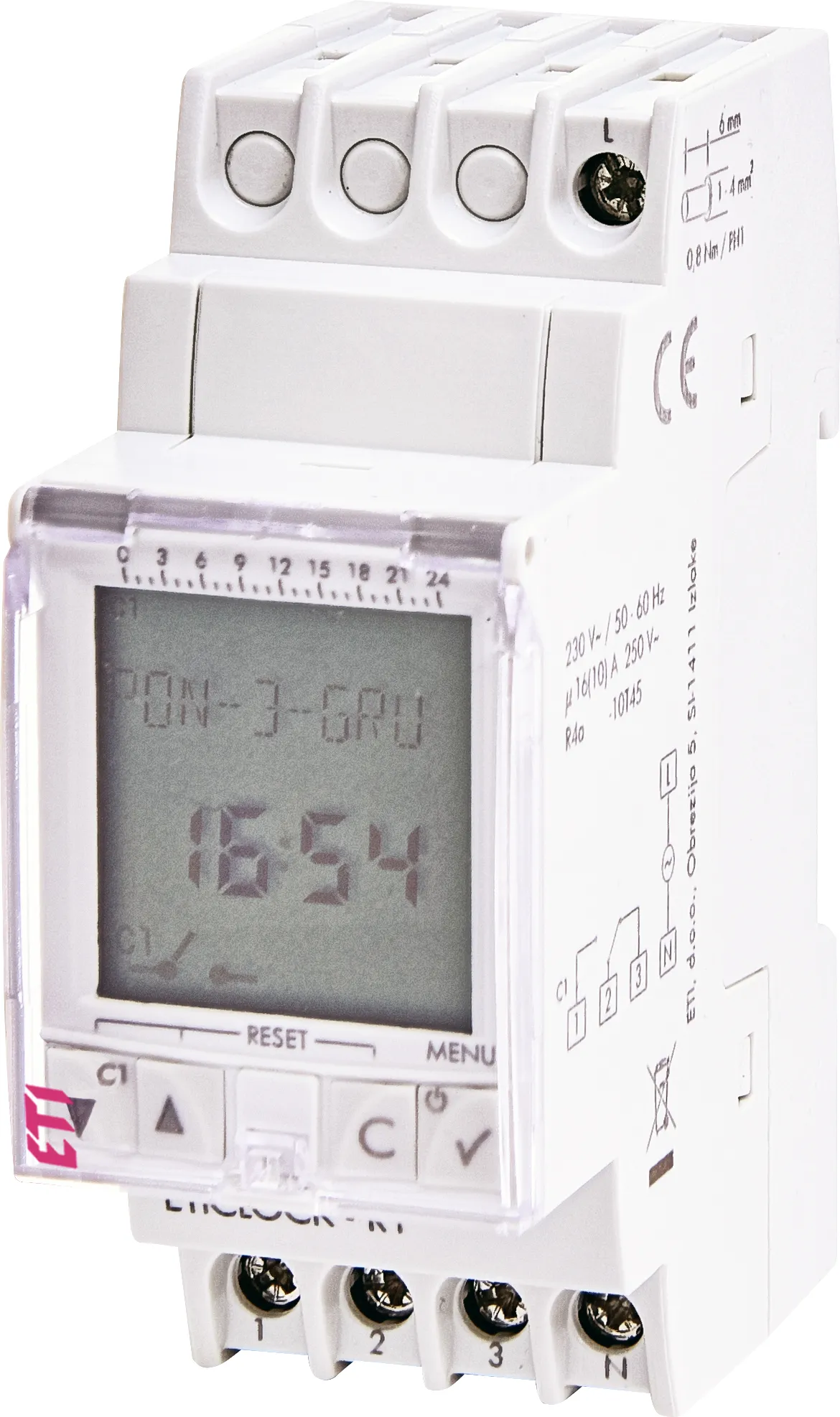 Časovni rele - digitalni ETICLOCK-R1 002472053