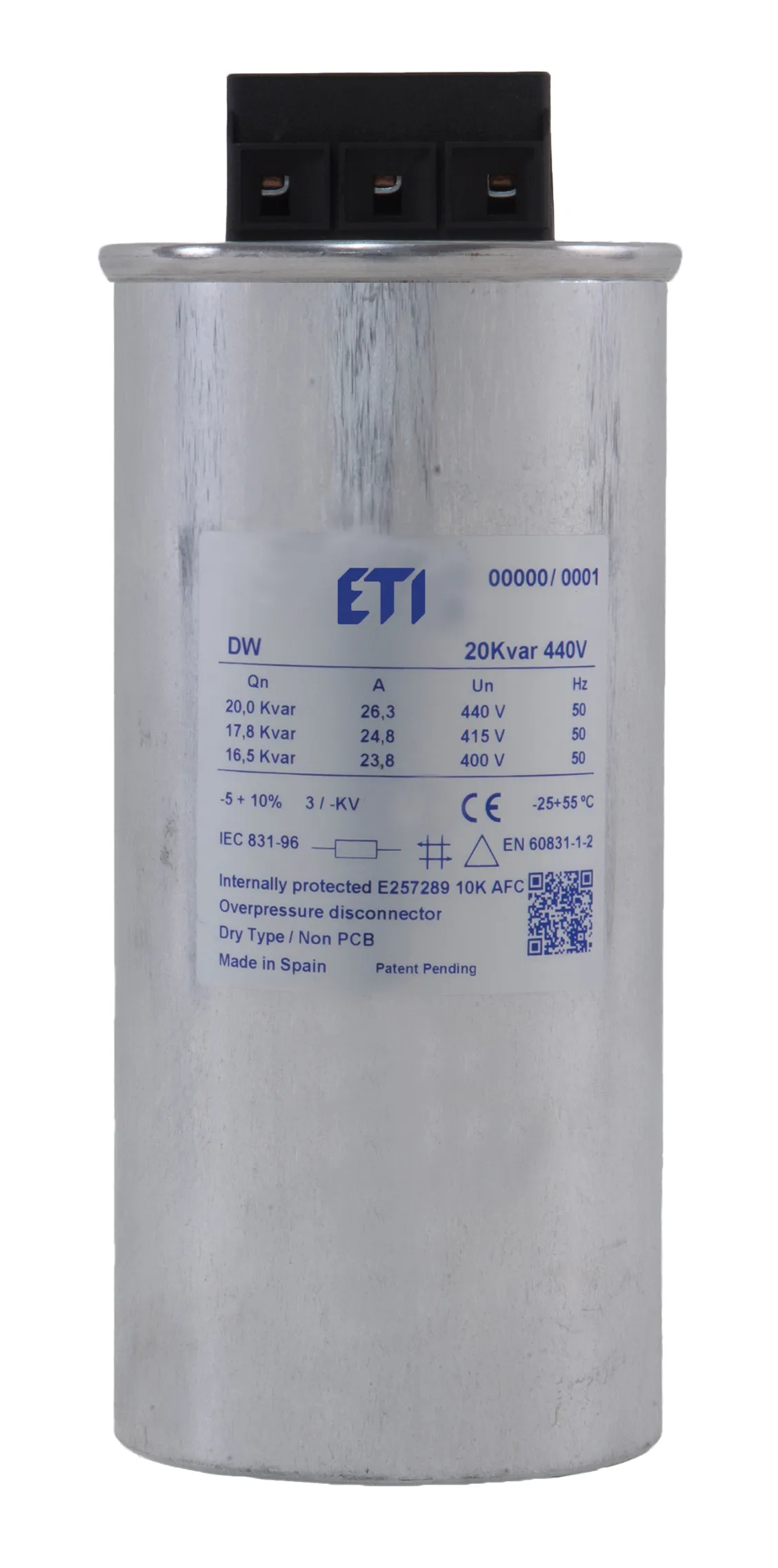 Kondenzator LPC-DW 10 kVAr, 400V, 50HZ 004656851