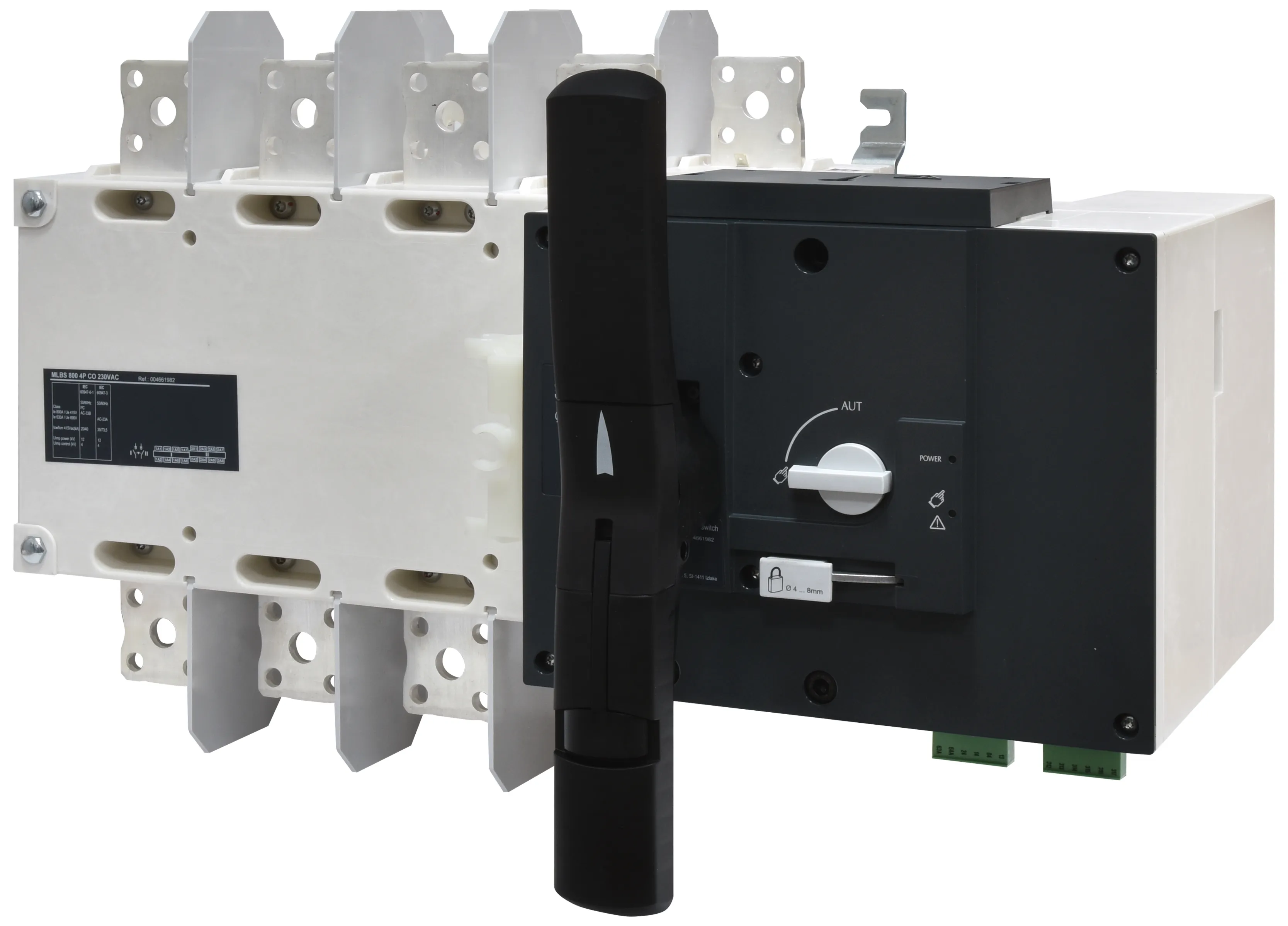 Preklopno stikalo - mot. pogon MLBS 800 4P CO 230VAC 004661982