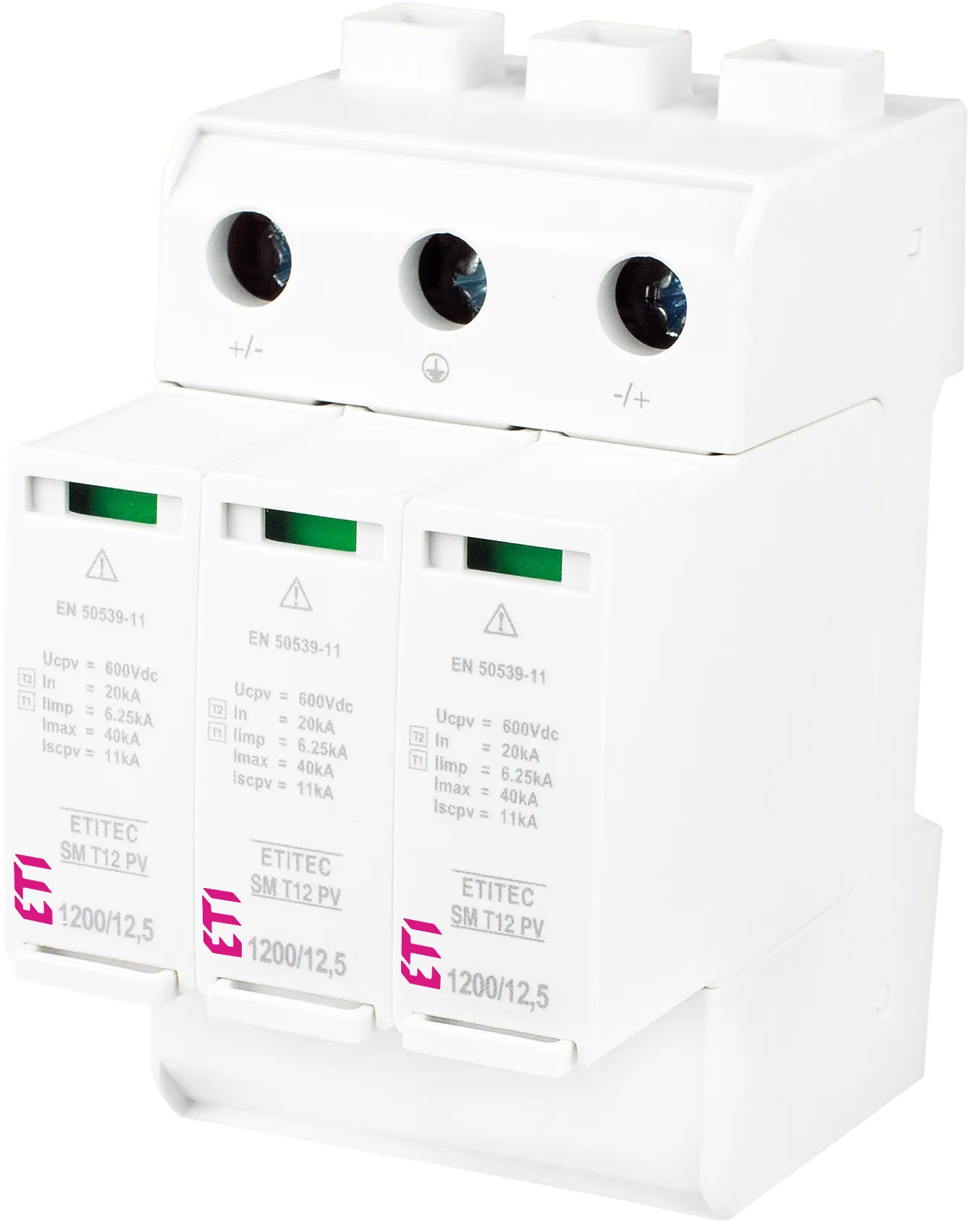 Prenapetostni odvodnik ETITEC SM T12 PV 1200/12,5 Y 002440630