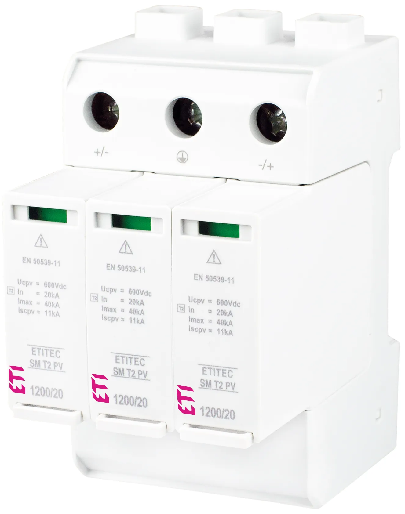 Prenapetostni odvodnik ETITEC SM T2 PV 1200/20 Y 002440634