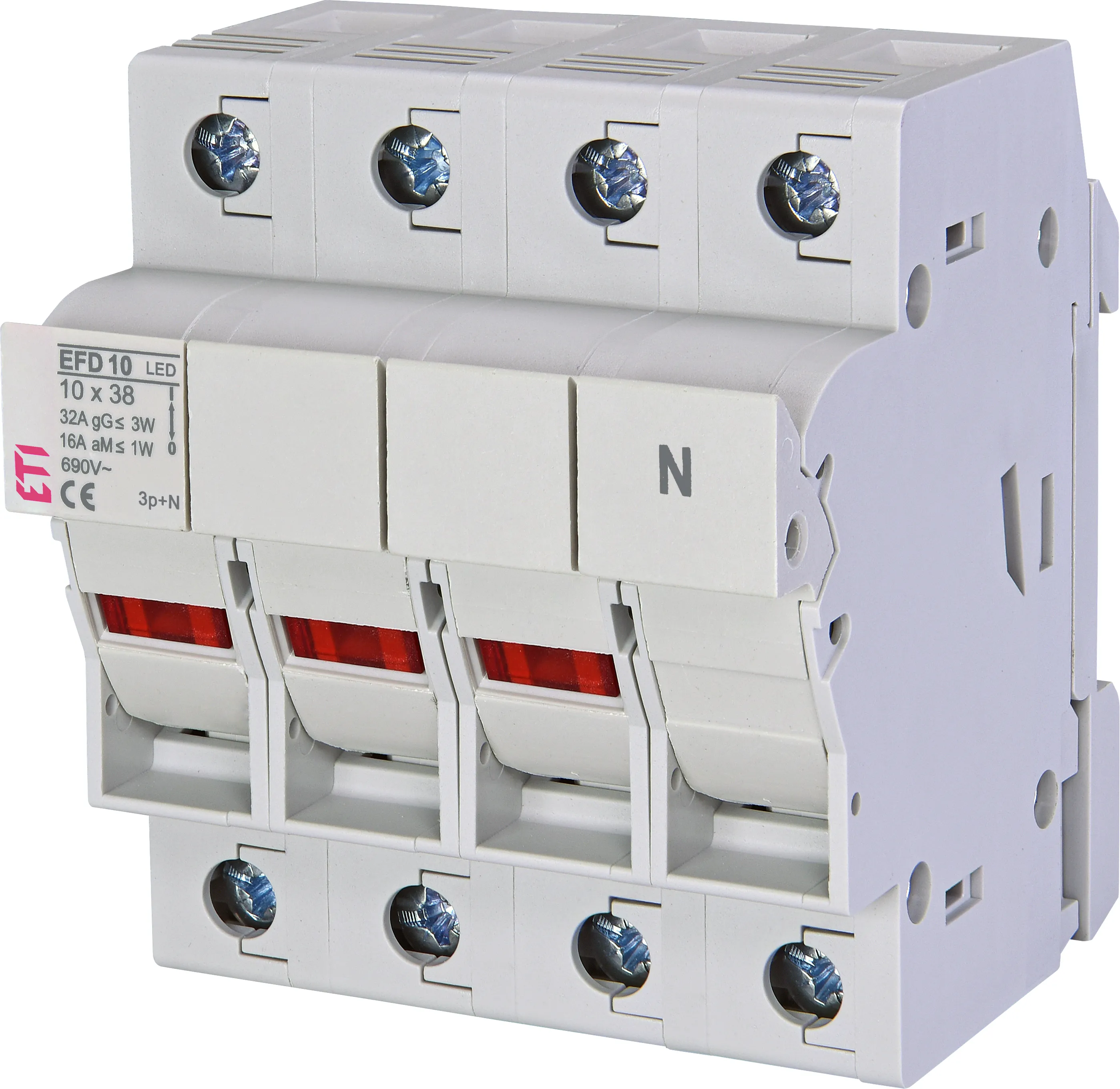 Varovalčni ločilnik EFD 10 3p+N LED AD 002540315