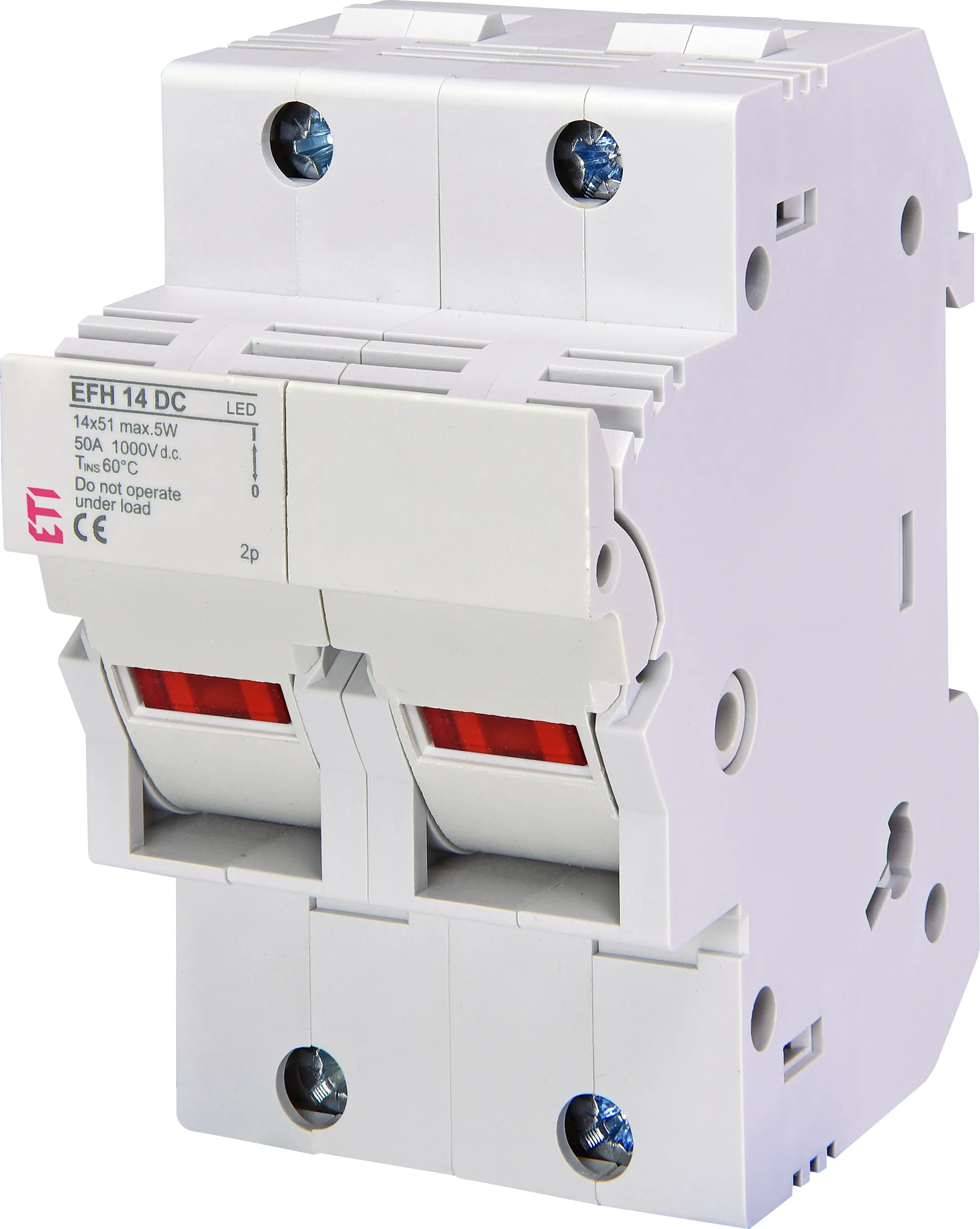 Podstavek talilnega vložka EFH 14 DC 2p LED 002560213