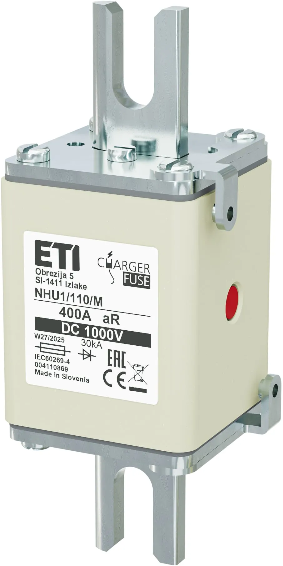 Talilni vložek NHU1/110/M aR 400A/1000V DC 004110869