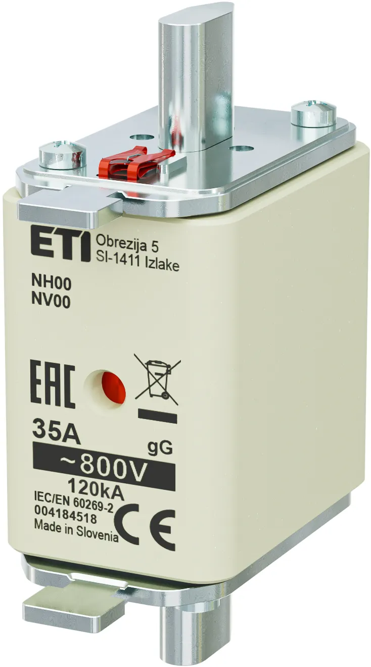 Talilni vložek NH00 gG 35A/800V 004184518