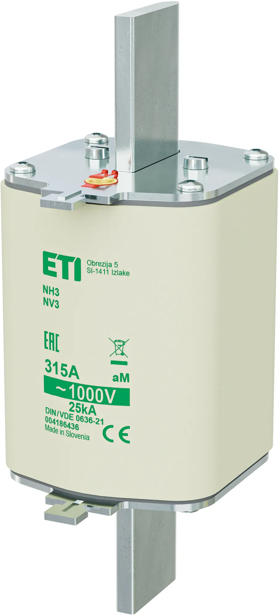 Talilni vložek NH3/85 aM 315A/1000V 004186436