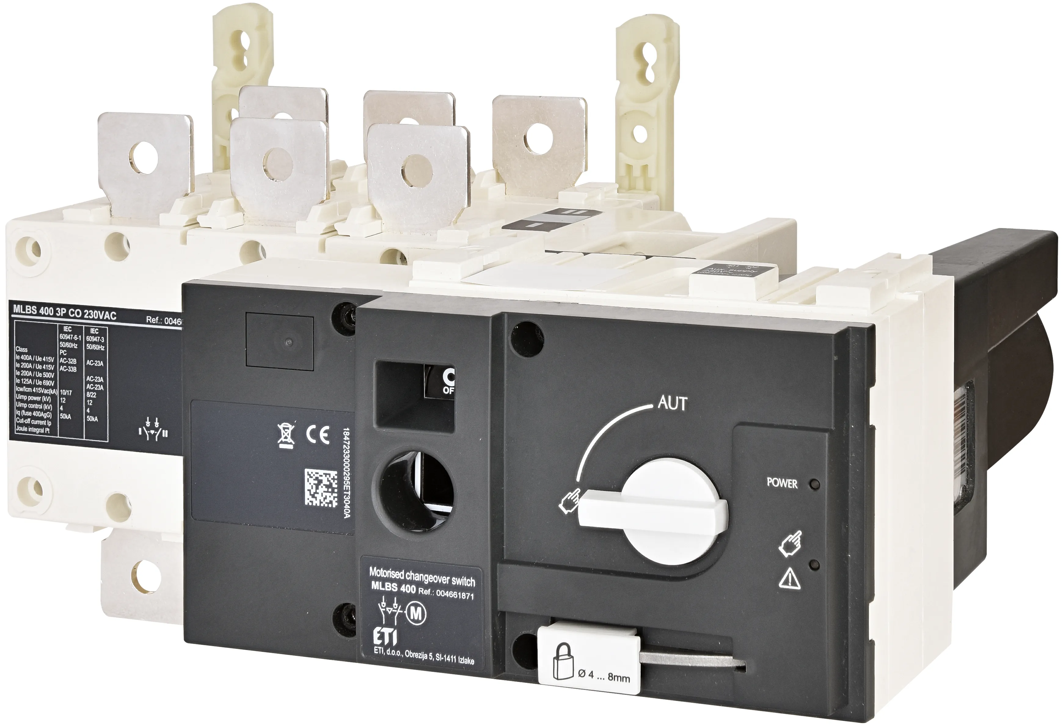 Preklopno stikalo - mot. pogon MLBS 400 3P CO 230VAC 004661871