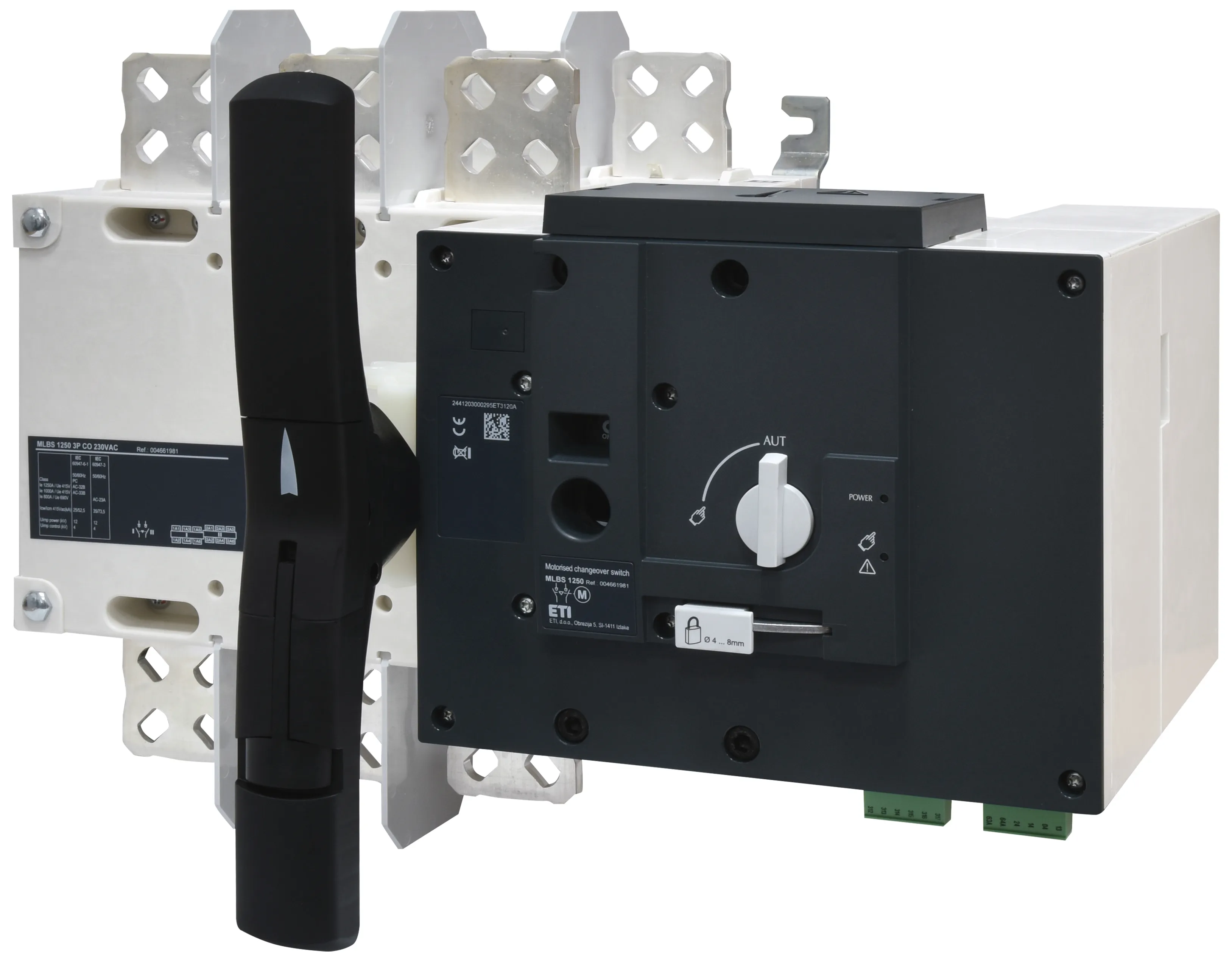 Preklopno stikalo - mot. pogon MLBS 1250 3P CO 230VAC 004661981