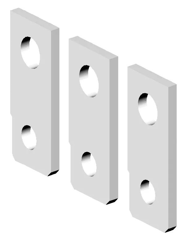 Zbiralnični priključek ZB2 S800-630/3 Straight 004672320