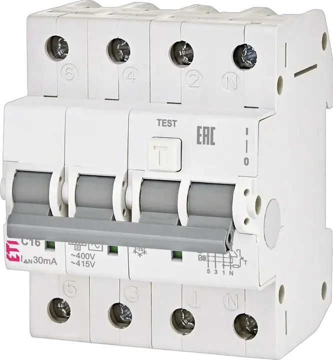 Slika KZS-4M 3p+N A B20/0.03 120V