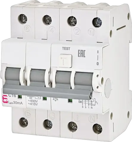 KZS-4M 3p+N A B32/0.03 120V