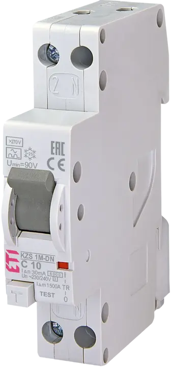Slika *KZS-1M-DN 1p+N A C10/0.03 6kA