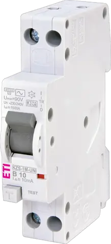 KZS-1M-UNI 1p+N AC B10/0.01