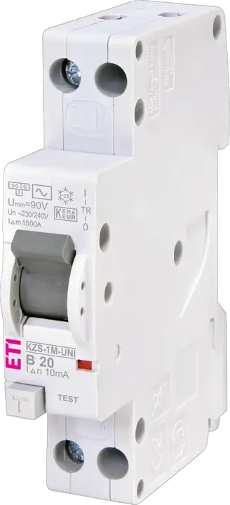 Slika KZS-1M-UNI 1p+N AC B20/0.01