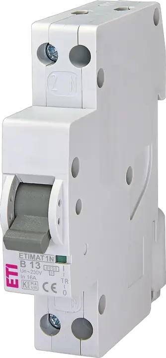 Slika ETIMAT 1N 1p+N B13 6kA