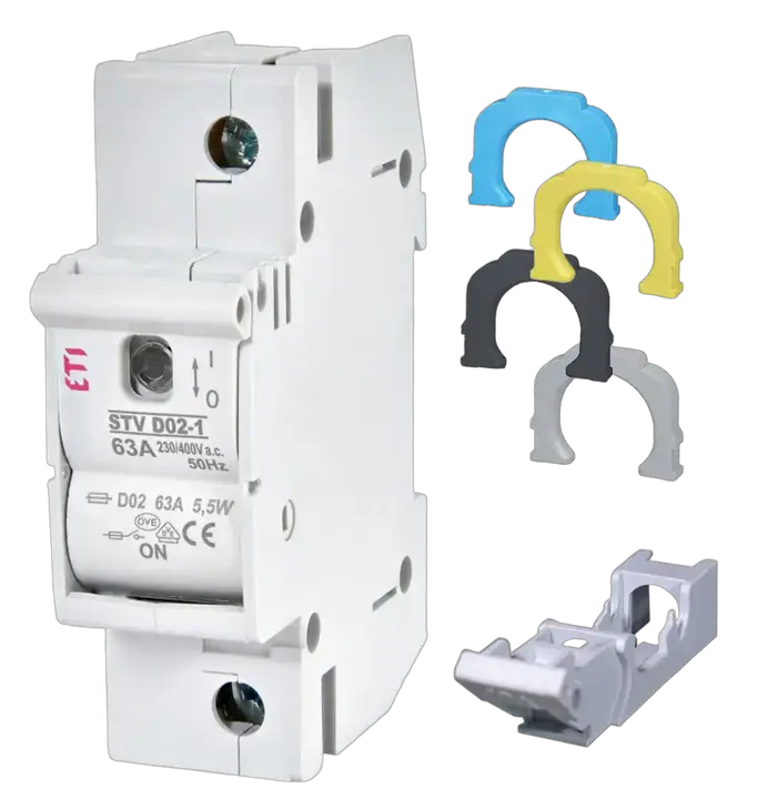 Slika STV D02 1p 63A/400V komplet