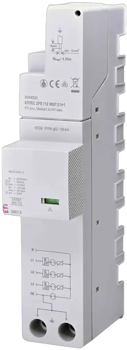 Slika *ETITEC ZP T12 300/7,5 3+1 RC