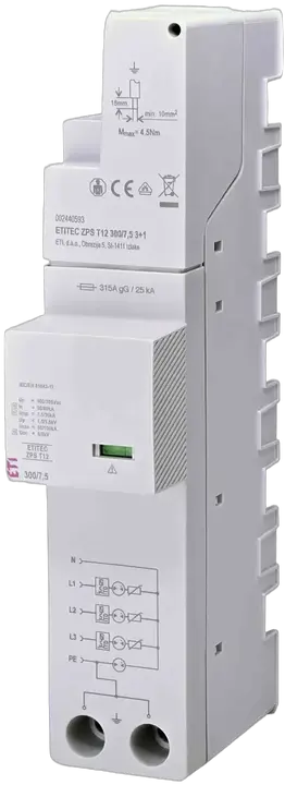 Slika ETITEC ZPS T12 300/12,5 3+0 RC