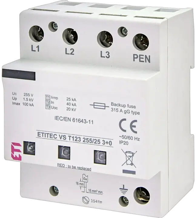Slika ETITEC VS T123 255/25 3+0 RC