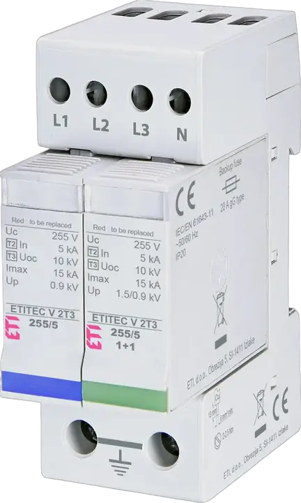Slika ETITEC V 2T3 255/5 3+1 RC