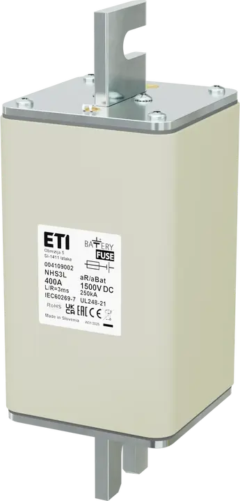Slika NHS3L aR/aBat 400A/1500V DC AL