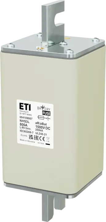 Slika NHS3L aR/aBat 800A/1500V DC AL