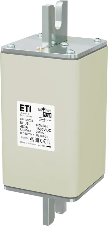 Slika NHU3L aR/aBat 450A/1500V DC AL
