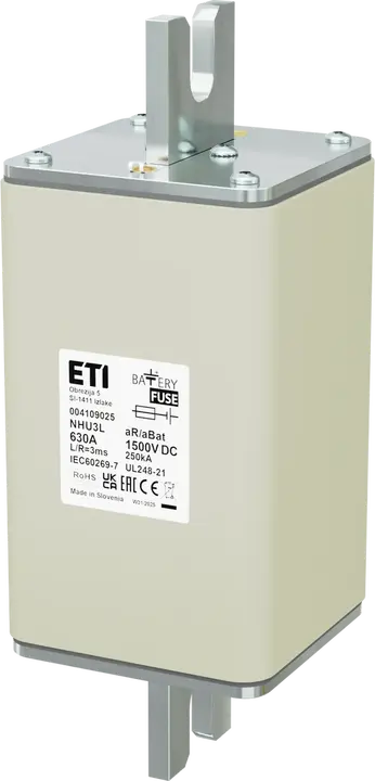 Slika NHU3L aR/aBat 630A/1500V DC AL