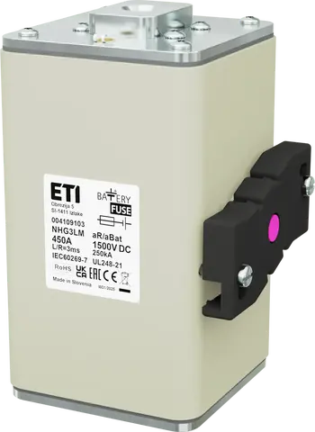 NHG3LM aR/aBat 450A/1500V DCAL