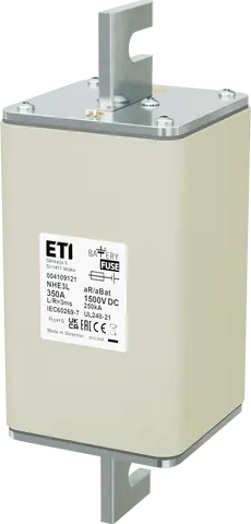 NHE3L aR/aBat 350A/1500V DC AL