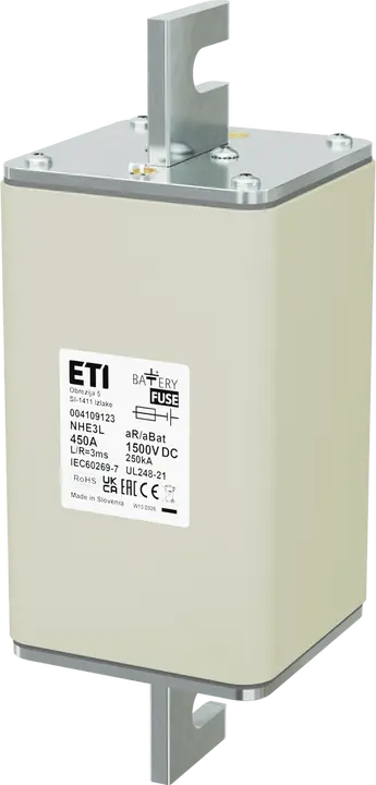 Slika NHE3L aR/aBat 450A/1500V DC AL