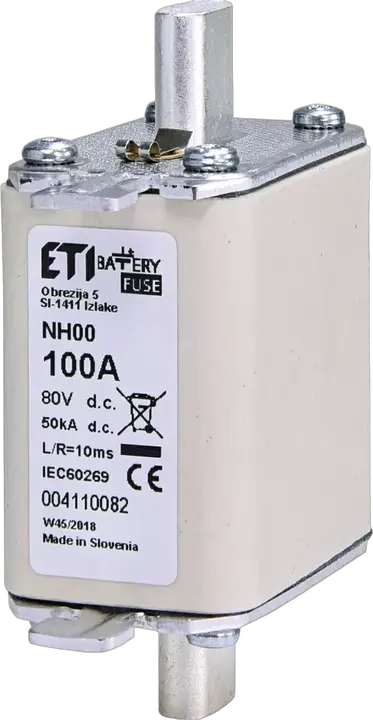 Slika NH00 gBat 100A/80V DC