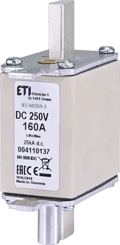 NH00/K 315A/250V DC