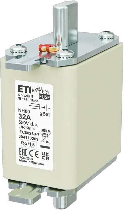 Slika NH00 gBat 32A/550V DC