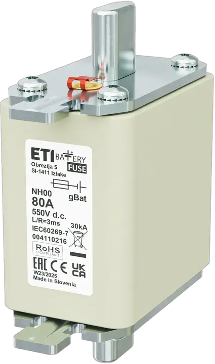 Slika NH00 gBat 80A/550V DC