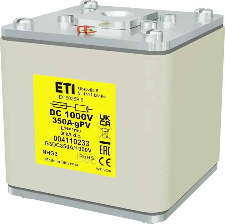 Slika NHG3 gPV 350A/1000V DC