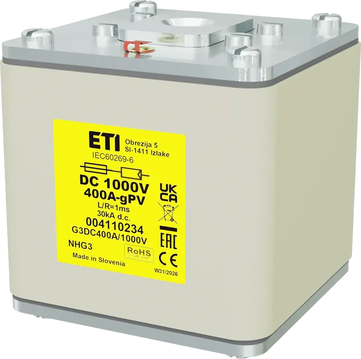 Slika NHG3 gPV 400A/1000V DC