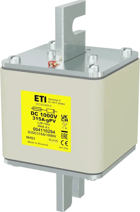Slika NHS3 gPV 315A/1000V DC