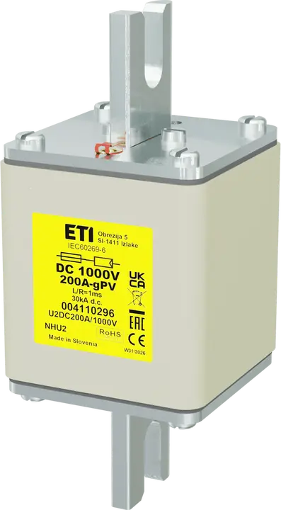 Slika NHU2 gPV 200A/1000V DC
