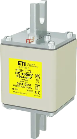 Slika NHU2 gPV 250A/1000V DC