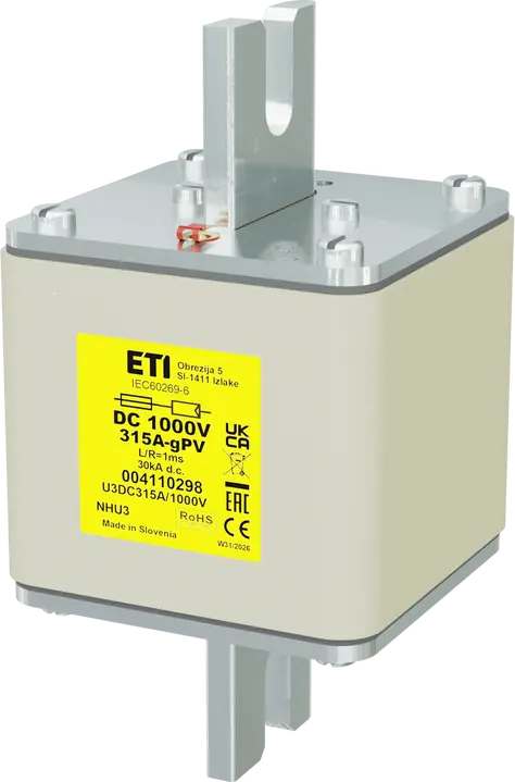 Slika NHU3 gPV 315A/1000V DC