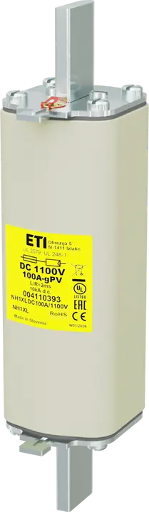 Slika NH1XL gPV 100A/1100V DC UL