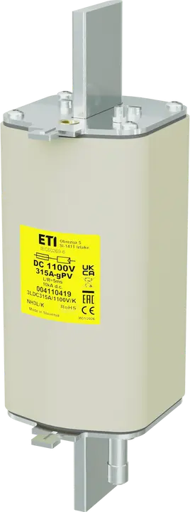 Slika NH3L/K gPV 315A/1100V DC