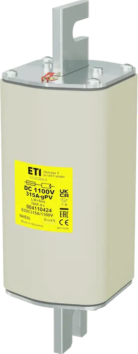 Slika NHS3L gPV 315A/1100V DC