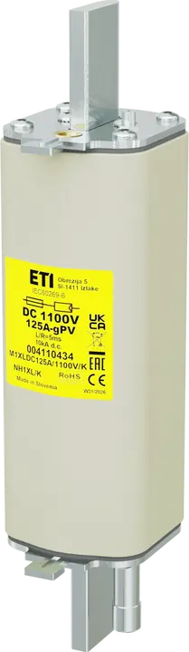 Slika NH1XL/K gPV 125A/1100V DC