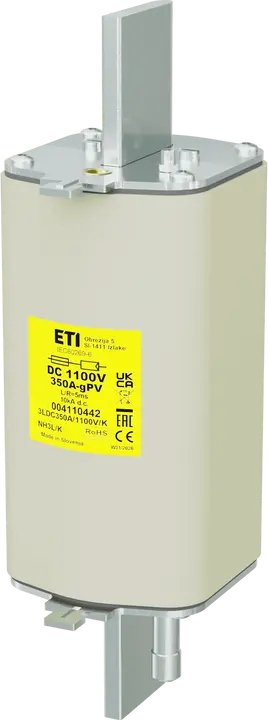 Slika NH3L/K gPV 350A/1100V DC
