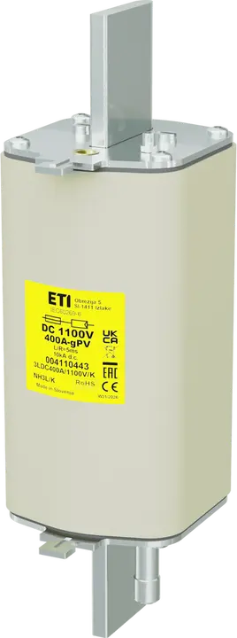 Slika NH3L/K gPV 400A/1100V DC