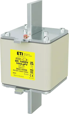 NH3 gPV 160A/1000V DC
