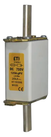 Slika NH0 gR 50A/750V DC